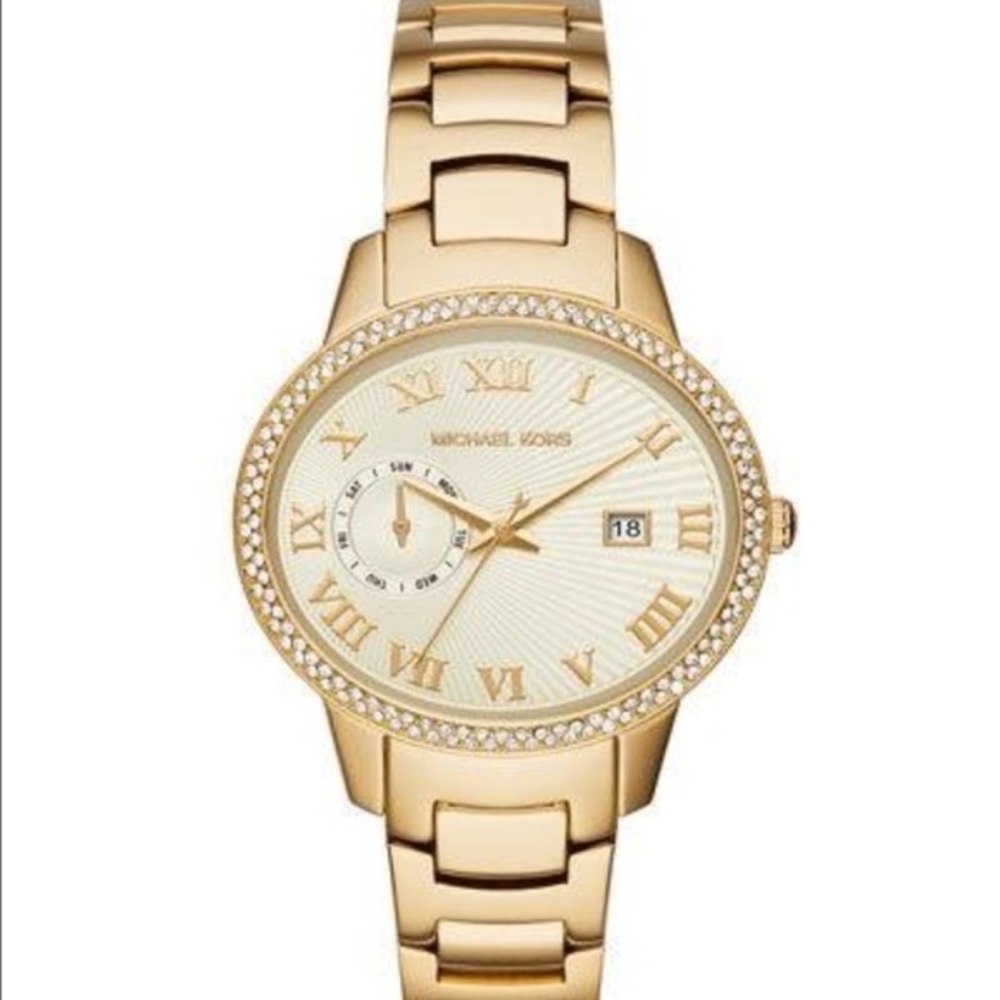Michael KorsJet Set Oval Glitz Bracelet Watch